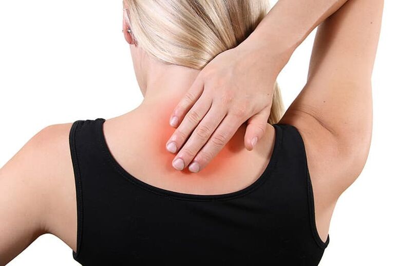 bolesť krku - príznaky cervikálnej osteochondrózy u ženy